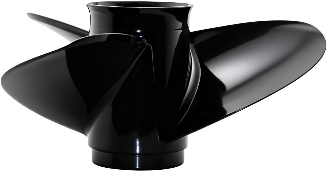 Boat Outboard Propeller 13 Spline 12 1/2 x 13 for Johnson Evinrude 40HP 48HP 50HP 55HP 60HP 65HP 75HP 40-75 HP Engines, OEM 763461, 12 1/2x13 (12.5x13) Pitch Aluminum Boat Motor Props, 3 Blades, RH