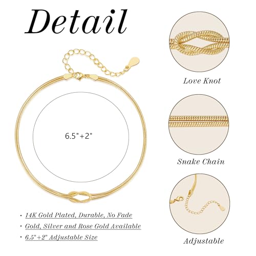 Image of Gold Bracelets for Women Teen Girl Gifts Infinity Knot Bracelet Gifts for Daughter Granddaughter Wife Birthday Gift Ideas Anniversary Valentines Mothers Day Christmas Jewelry