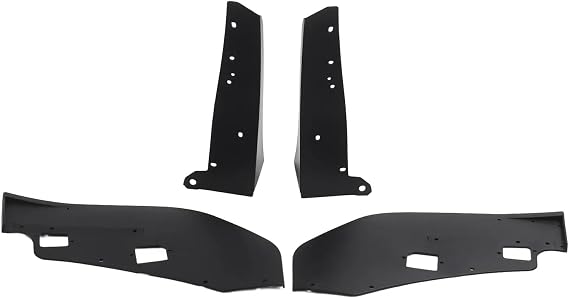 Side Skirts Edge Guards For Mustang For GT500 2014 To 2021 Pair Of Front Bumper Corner Spoiler