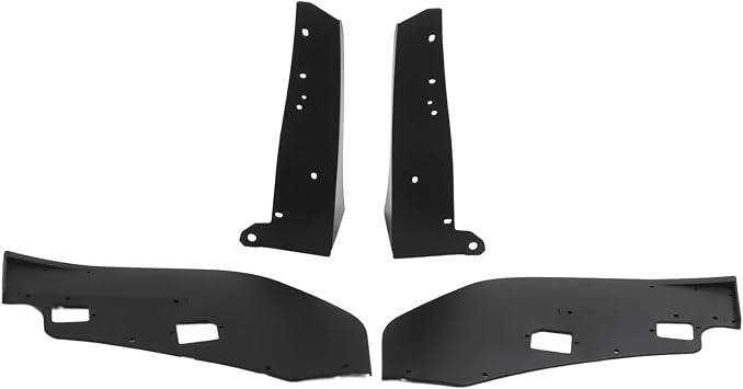 Side Skirts Edge Guards For Mustang For GT500 2014 To 2021 Pair Of Front Bumper Corner Spoiler