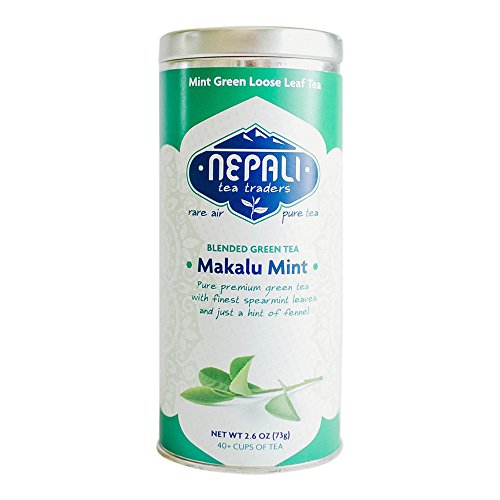 NEPALI TEA TRADERS Makalu Mint Tea, 2.6 OZ