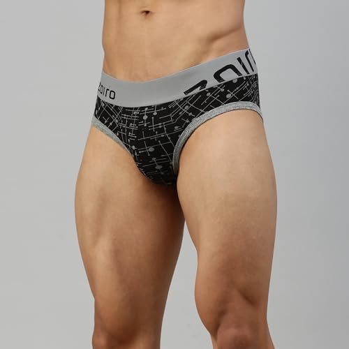 Image of Zoiro Men's Brief | Soft Band | Soft No-Marks Elastic | Breathable Innerwear | Pack of 1 | Color May Vary