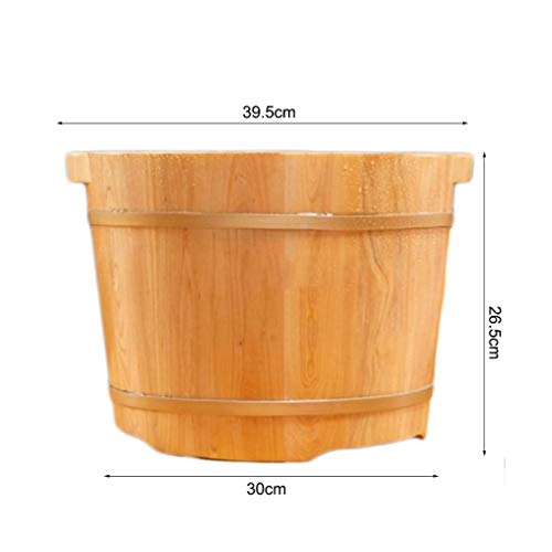 Tina de madera para spa de pies con cubierta miniatura 2
