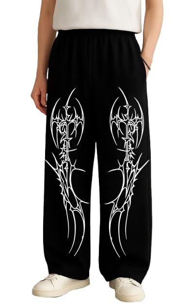 Image of Men Baggy Regular Fit Track Pants