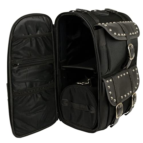 Bolsa de viaje para moto EXCELSIOR INT grande negra miniatura 2