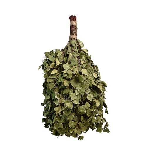 Frusta da bagno Venik per sauna in betulla naturale, per sauna tradizionale e bagno turco, per sauna e bagno turco, frusta russa per sauna secca, accessori essenziali per massaggi a base di erbe
