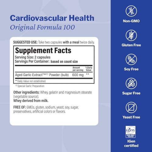 Kyolic Aged Garlic Extract Formula 100