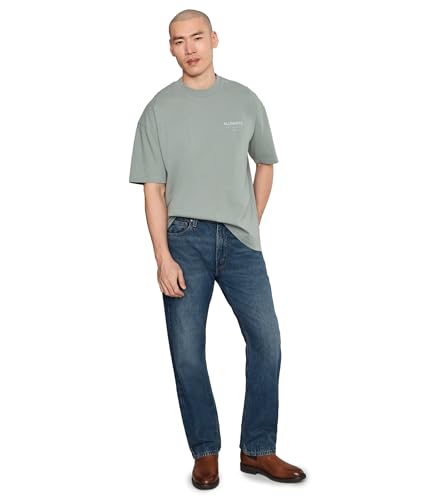 Image of AllSaints Men's Underground Oversized Short Sleeve Crew Neck Shirt