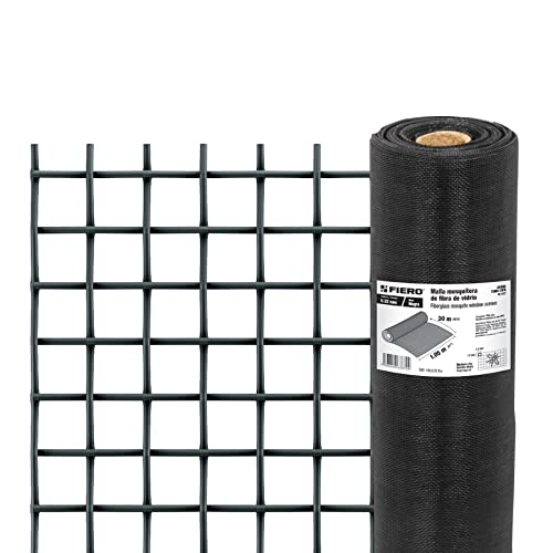 Recopilación y reviews de Malla mosquitera fibra de vidrio los más solicitados. 30 Fiero TEMO-10FN, Rollo de 30 m x 1.05m malla mosquitera fibra de vidrio negra