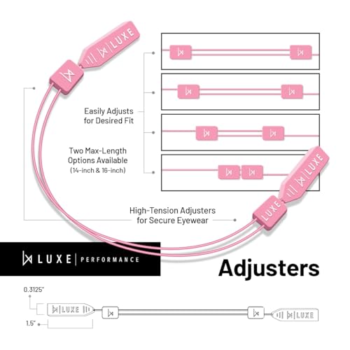 Image of Glasses Strap- Eyewear Retainer, Sunglasses Strap, Eyeglasses Strap, Adjustable Cable Straps, Glasses Holder
