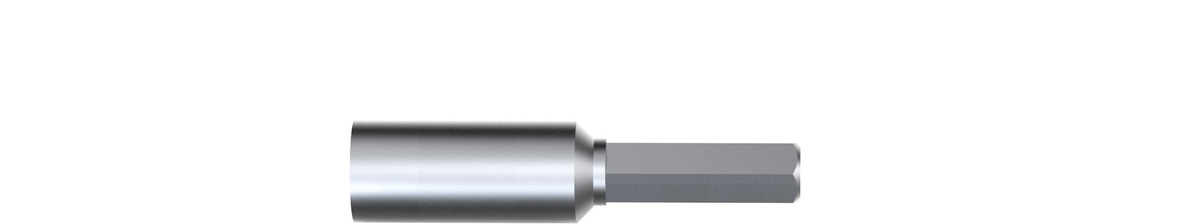 WIHA 40649 - Micro llave de vaso de 30 mm 7044Z 1/8'' x 30 mm Cod. 70444180 (Envase de 10 Ud)