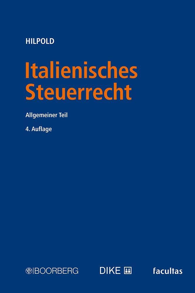 Italienisches Steuerrecht: Allgemeiner Teil