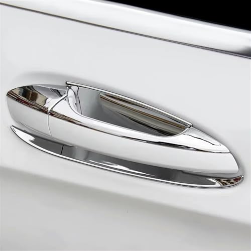 Garniture de poignée en acier inoxydable style luxe pour Mercedes