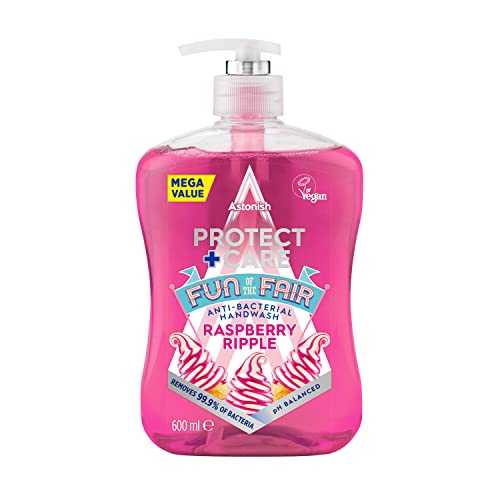 Astonish Fun of the Fair Protect and Care Moisturising Hand Wash Soap Rasberry Ripple 600ml