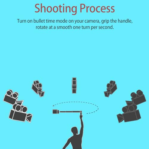 Bullet Time Handle Tripé multifuncional dobrável de mesa para insta360 X4 Insta 360 X3, ONE RS, GO 2