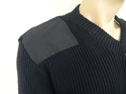 US Army Acrylic V-Neck Sweater Black4