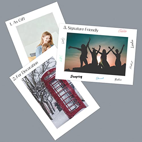 Golden State Art, Pack Of 10 White Pre-Cut 5X7 Picture Mat For 4X6 Photo With White Core Bevel Cut Mattes Sets. Includes 10 High Premier Acid Free Bevel Cut Matts & 10 Backing Board & 10 Clear Bags #TOP3