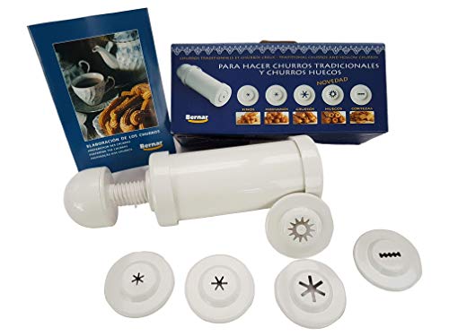 Preisvergleich Produktbild bernar Churro Presse EXTRA mit befüllbarem Churros-Aufsatz