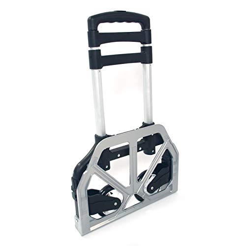 Carretilla plegable portátil de aluminio con ruedas ABS miniatura 6