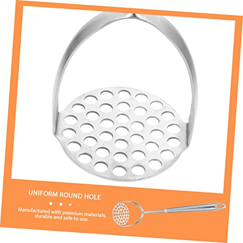 Kartoffelstampfer, 1 Stück Stampfer Multitools Knoblauchwolf Werkzeug Lebensmittelzerkleinerer Metall Kartoffelpresse Kartoffelpresse Reispresse Handwerkzeug Kartoffelschlammpresse Avocadopresse Baby