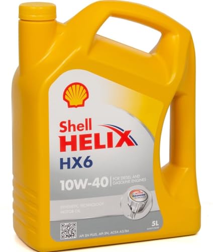 Shell Olio lubrificante per motori Helix HX6 10W-40 5...