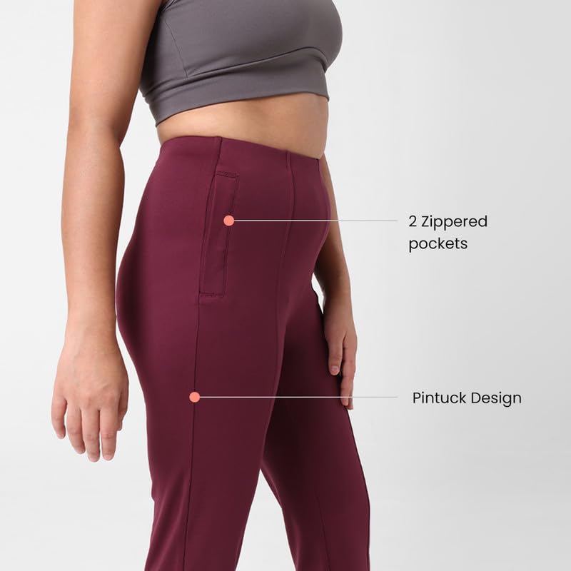 Image of BlissClub Women High Rise Straight Pants