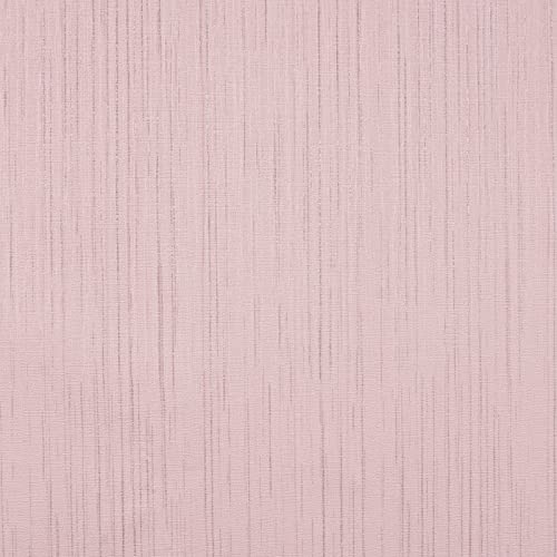 VEELIKE Papel Pintado Rosa Gris Vintage Papel Autoadhesivo Pared Rosado Tela de Hierba Vinilo Adhesivo Muebles Revestimiento Pared Decorativo Salon Dormitorio Baño Lavable Extraíble 40 cm × 300 cm