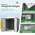Flamaker 6x8 FT Storage Shed Waterproof Metal Garden Shed with Lockable Door Utility Tool Shed Outdoor Storage for Backyard, Patio and Lawn, Grey