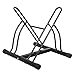 F2C 2-Bike Rack Bicycle Floor Stand Two Bike Parking Garage Storage Rack for Indoor and Outdoor
