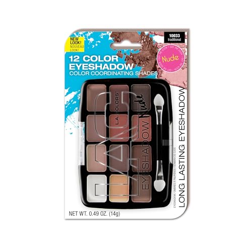 Image of L.A. Colors 12 Color Eyeshadow Palette, Traditional
