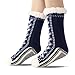Dsgzkk Thick Fleece Lined Slipper Socks with Funny Sneaker Pattern for Women Nonslip Grippers Thermal Warm Winter Home