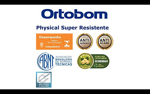 Colchão Physical Super Resist Solteiro (78x188x14) - Ortobom