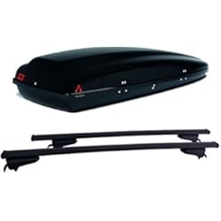 Cofre Opel Astra G3 - COFRE DE TECHO ARJES 480 + BARRAS DE TECHO DE ACERO MODELO CLOP PARA COCHES CON RAIL BAJO