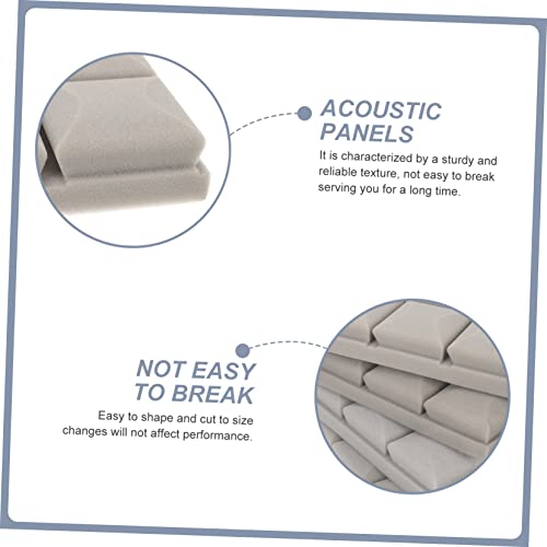 BESPORTBLE 4Pcs Paneles Acústicos de Espuma para Aislamiento Acústico Material Ignífugo para Estudios en Casa Oficinas y Teatros Cancelación de Ruido miniatura 4