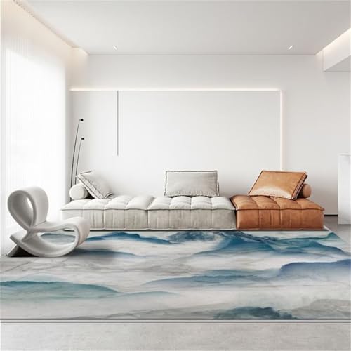 Tapis de salon oriental grand format 200x300 cm pour canapé