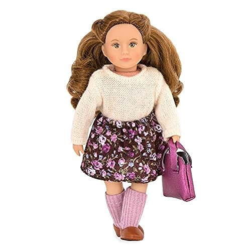 Lori 6-Inch Fashion Doll Aviana with Outfit Purse and Wavy Hair Dolls