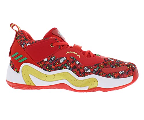 adidas D.O.N. Issue 3 Gca Unisex-Schuhe, Größe 47, Farbe: Rot/Gold-Rot, Rot/Gold-Rot, 16 Women/14.5 Men