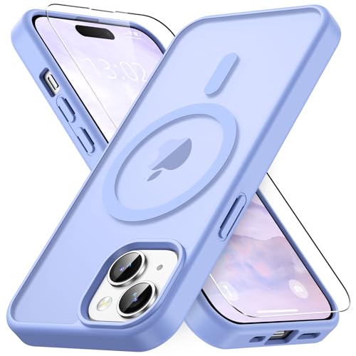 Coque fine iPhone 15 Vansdon violet translucide au design haut de gamme