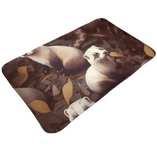 KKLWEGU �w�A���[�t�F���b�g �t�����l�� �h�A�}�b�g 20 X 31.5�C���` �m���X���b�v �\�t�g �E�F���J�� �h�A�}�b�g ����\ �z���� �o�X���O �t���A�}�b�g ����/���O���O �X�^�C���b�V�� �L�b�`�� �Q�� �����̑����p