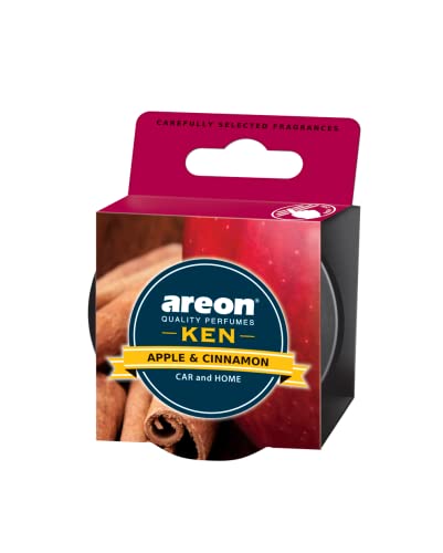 Image of Areon Ken Apple & Cinnamon | Fresh Energizing Fragrance | Ultimate Combination Of Style, Versatility & Value | Eradicates Foul Odors