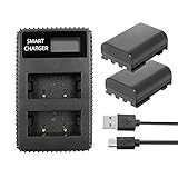 Bonacell 2 Pack 1700mAh Replacement Canon NB-2L/ NB-2LH Battery for Canon PowerShot S80 S70 S60 S50 S45 S40 S30 G9 G7 DC420 DC410 VIXIA HF EOS 400D 350D Digital Rebel XTi XT