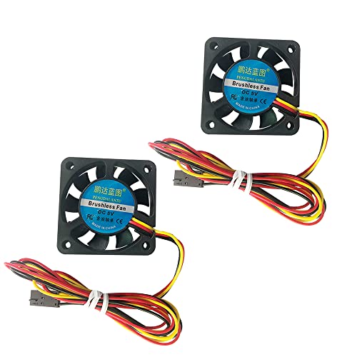 Furiga 5V 4010 Lüfter 40X40X10mm Extruderkühlung 750mm 3 Pin für Prusa i3 MK3 3D Drucker Cover