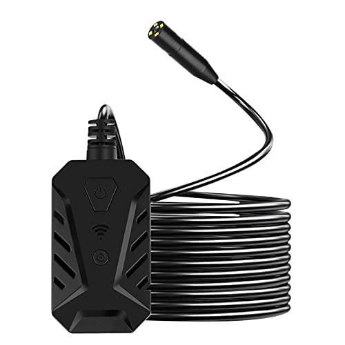Telecamera di ispezione endoscopica industriale con connessione WiFi Controllo app telefono messa a fuoco automatica 4 LED dimmerabili 2560 1944 Risoluzione IP68 Acqua Costruito in 2600mAh Batteria