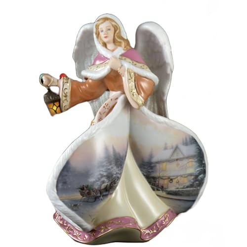 Retired Thomas Kinkade Angel of Love 8th in Series Lantern Lights