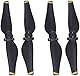 Dilwe Schnellwechsel-Propeller für Mavic Air, 2X CCW Propeller + 2X CW Propeller - Kohlefaser Verbundstoff - Upgrade Propellers für Mavic Air, 2 Paare (Gold Stripe)