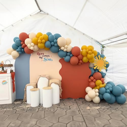 Image of Here Comes the Son Balloon Arch Garland Kit Back to School Party Decoration