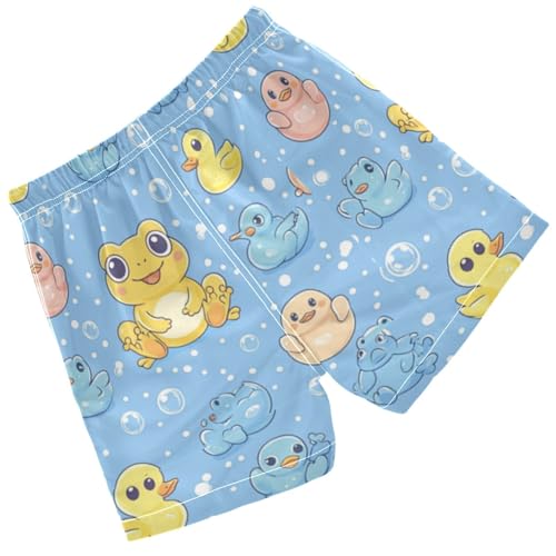 Pigsaly Boys Swim Trunks Frog Duck Boys Board Shorts Swimsuit Swimwear Summer Bathing Suit XS Multicolor2