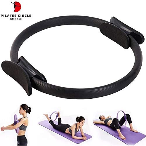 QMZDXH Pilates Ring Circle,Dual Grip Magic Exercise Fitness Circle to Burn Fat,Inner Thigh
