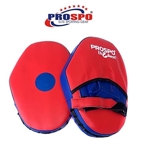 Prospo Punching Bag Srf (Red) 36 inch filled with Chain and Straight focus pad Boxing Gym Set, Boxing Kit, Boxing Set for Men, Boxing Kit for Men, Punching Bag Srf 36 inch filled with Chain and Straight focus pad (Red/Blue) - Image 4