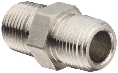 Brennan 5404-12-12-SS Stainless Steel Pipe Fitting, Hex Nipple, 3/4